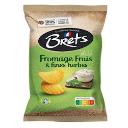 Brets Fromage Frais & Fines Herbes 125g (10bag/case)