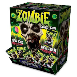 Fini Boom Zombie Bubble Gum Tongue-Coloring Veggie (200un/box)