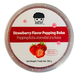 Boba Boy Strawberry Pooping Boba 500g (16jars/case)