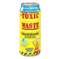 Toxic Waste Energy Drink Blue Raspberry 16oz (24cans/case)
