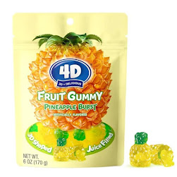 Amos 4D Gummies Pineapple 170g (12bag/box)