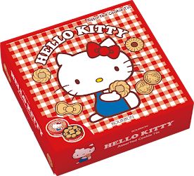 Hello Kitty Assorted Cookies Tin 326g (1un/box)