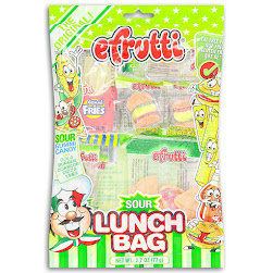 Efrutty Gummi Candy Sour Lunch Box (1un)
