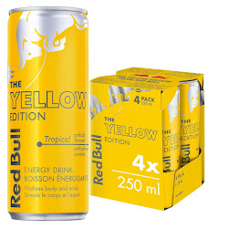 Redbull Yellow Edition 250ml - 4 pack (24can/case)