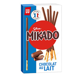 Lu Mikado Milk Chocolate 100g (24un/box)