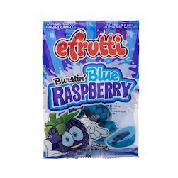 Efrutti Burstin Blue Raspberry 2.6oz (12bag/case)