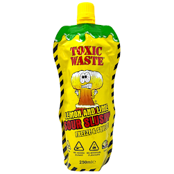 Toxic Waste Lemon & Lime Slushy Pouch 250ml (12un/box)