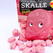 Bubs Raspberry Skull (Vegan) 90g (12bag/box)
