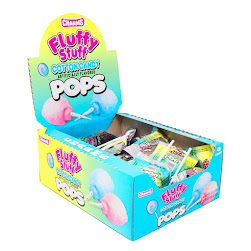 Charms Fluffy Stuff Cotton Candy Lollipop 18g (48un/box)