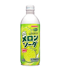 Sangria Ramu Bottle Carbonated Drink Melon 500ml (24bot/case)
