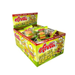 Efrutti Sour Mini Burger 9g (60un/box)