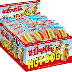 Efrutti Gummi Hot Dogs Wrapped (60un/box)