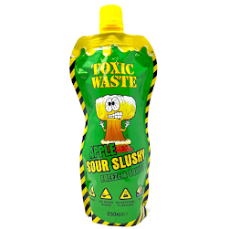 Toxic Waste Apple Sour Slushy Pouch 250ml (12un/case)