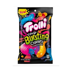 Trolli Peg Bag Sour Bursting Crawlers 120g (12un/box)