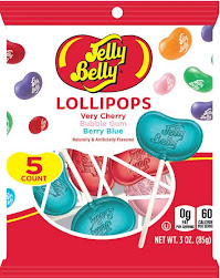 Adams & Brooks Jelly Belly Lollipop 85g (12un/box)