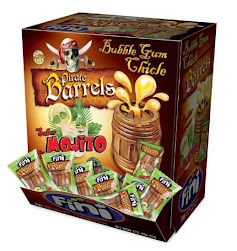 Fini Boom Bubble Gum Barils de Pirate Mojito Veggie (200un/boîte)
