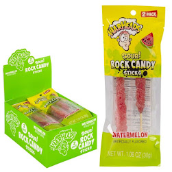Warheads Sour ROCK Candy 2 Sticks 30g (12un/box)