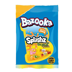 Bazooka Splashz Tropical Punch 120g (12un/case)