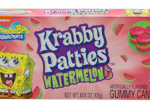 Frankford SpongeBob Gummy Krabby Patties Watermelon Peg Bag 72g (12un/box)