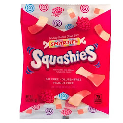 Smarties Squashies Peg Bag 141g (12bag/case)