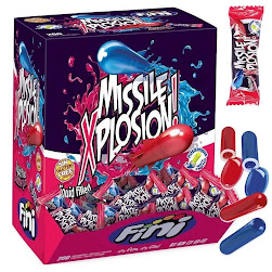 Fini Bubble Gum Xplosion Missiles (200un/boîte)
