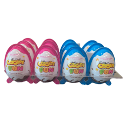 Vesta Fun Egg Cocoa & Milk Cream Chocolate Crispy 20g (24un/box)