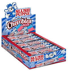 Slush Puppie Chewbies Bar Blue Raspberry & Cherry 25g (50un/box)