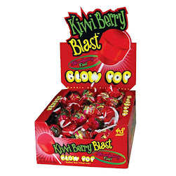 Charms Blow Pop Kiwi Berry Blast 18g (48un/box)