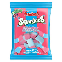Swizzel Squashies Bubble Gum British 160g (10bag/case)