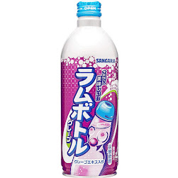 Sangria Ramu Bottle Carbonated Drink Grape 500ml (24bot/case)