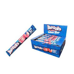 Bazooka Chew Bar Strawberry 14g (60un/box)