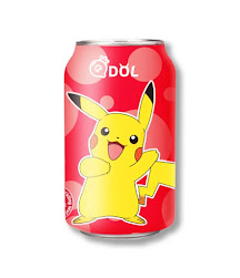 QDOL Eau Pétillante Pikachu Fraise (24 canettes/caisse)