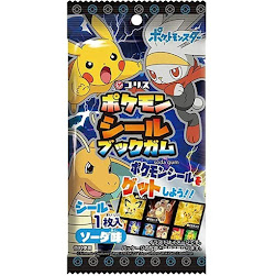 Coris Pokemon Seal Book Soda Gum 22g (15bag/case)