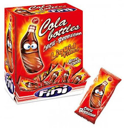 Fini Bubble Gum Bouteilles Cola (200un/boîte)