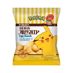 7-Eleven Pikachu Eggs Snack - Vanilla 108g (16bag/case)