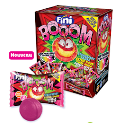 Fini Boom Bonbons Fraise (200un/boîte)