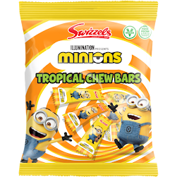 Swizzels Minions Tropical Chew Bar Bag 120g (12bag/case)