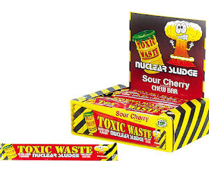 Toxic Waste Cherry Nuclear Sludge Chew Bar 20g (50un/box)