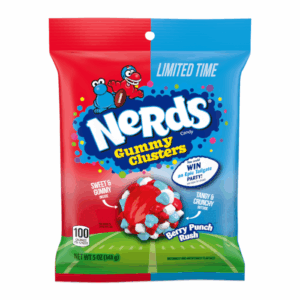 Nerds Le Berry Punch Rush Gummy Clusters 141g (12 unités/boîte)