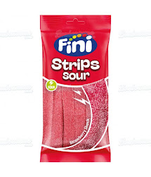 Fini Lanières Fraise Acidulée 90g (12 sachets/boîte)