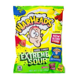Warheads Extreme Sour Hard Candy 92g (8un/box)