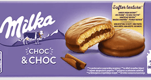 Milka Choc & Choc Biscuit 150g (12 unités/boîte)