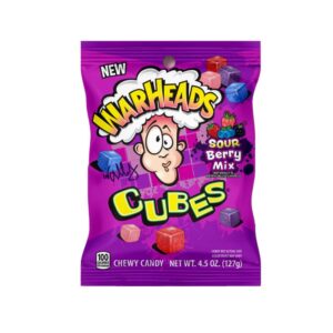 Warheads peg bag Berry Cubes 127g (12bag/box)