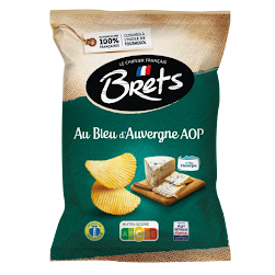 Bret's Chips Bleu d'Auvergne 125g (10sac/box)