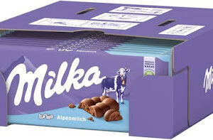Milka Bubbly Lait des Alpes - Luflée 100g (15 unités/boîte)