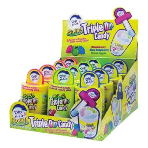 Koko's Dip-N-Lik Triple Dip Candy Sour 24g (12un/box)