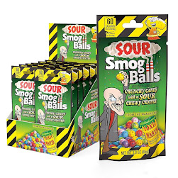 Toxic Waste Candy Sour Smog Balls (12un/box)