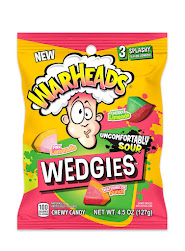 Warheads Value Peg Bags Wedgies 3.5oz (12un/box)