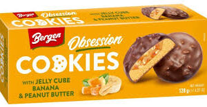 Bergen Obession with Jelly Cube Banana & Peanut Butter 128g (18box/case)