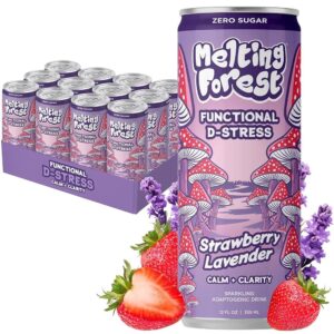 Melting Forest Mushroom D-Stress Strawberry Lavender 355ml (12can/Case)